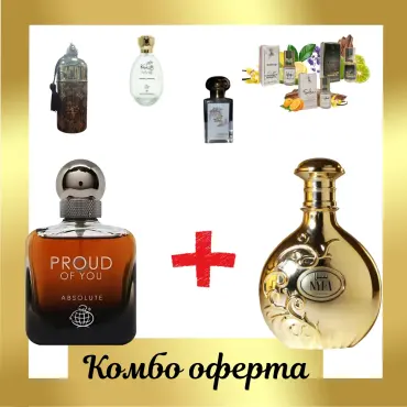 Arabiyat Prestige Nyla Vani-Elle + Fragrance World Proud of You Absolute + Otoori Bakhoor + 3 μικρά αρωματικά έλαια + My Perfumes Waseemah