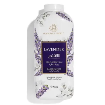 Αρωματισμένο ταλκ 350 g. / Fragrance World Λεβάντα 